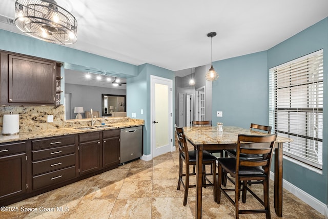 816 Pine Shadows Ave W, Rockledge, FL 32955 - dining area featuring baseboards
