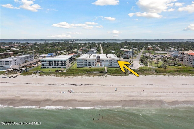 601 N Miramar Ave Unit 314, Indialantic, FL 32903 - drone / aerial view of unending shoreline