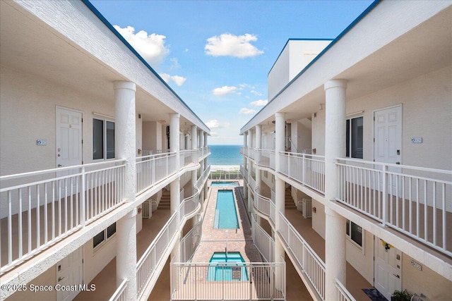 601 N Miramar Ave Unit 314, Indialantic, FL 32903 - view of property's community featuring a water view