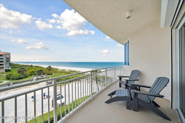 601 N Miramar Ave Unit 314, Indialantic, FL 32903 - balcony with a water view