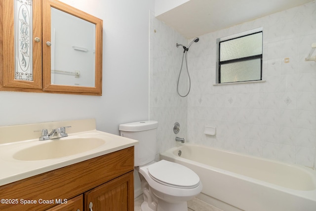 7413 Ester Rd, Cocoa, FL 32927 - full bathroom featuring vanity and shower / bath combination