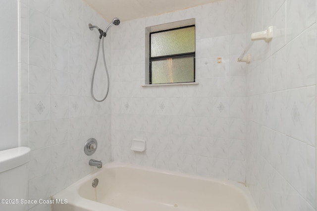 7413 Ester Rd, Cocoa, FL 32927 - full bathroom featuring toilet and bathing tub / shower combination