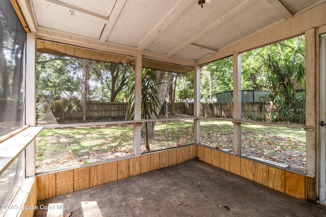 7413 Ester Rd, Cocoa, FL 32927 - view of unfurnished sunroom