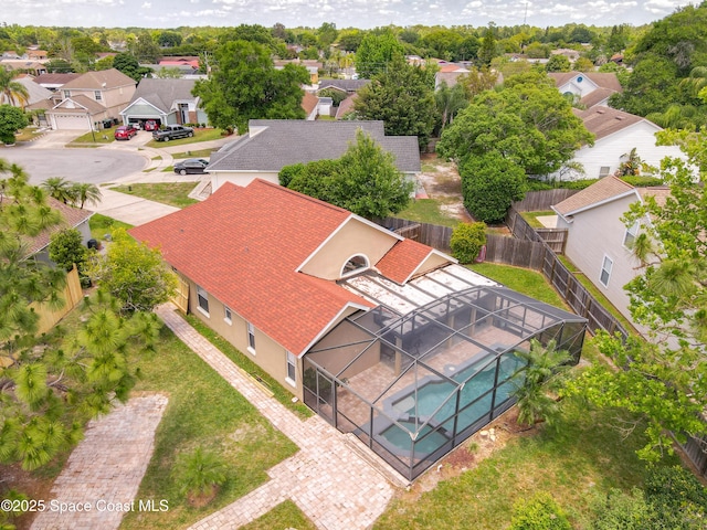 10360 Crystal Point Dr, Orlando, FL 32825 - aerial view of residential area