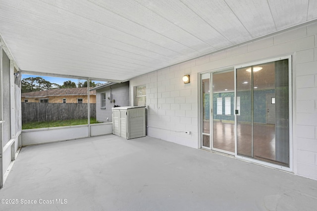 1123 Hermosa Dr, Rockledge, FL 32955 - view of unfurnished sunroom