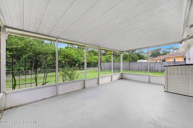 1123 Hermosa Dr, Rockledge, FL 32955 - view of unfurnished sunroom