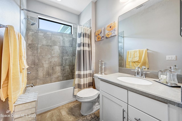 7406 Millbrook Ave, Melbourne, FL 32940 - full bathroom featuring vanity and shower / tub combo