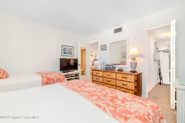 3060 N Atlantic Ave Unit 602, Cocoa Beach, FL 32931 - view of carpeted bedroom