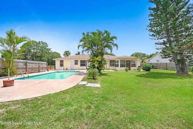 409 Stendal Rd NW, Palm Bay, FL 32907 - view of pool with a patio area