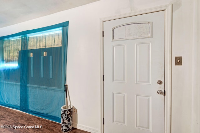 409 Stendal Rd NW, Palm Bay, FL 32907 - interior space featuring wood finished floors and baseboards
