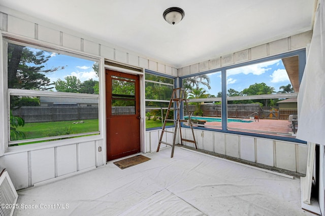 409 Stendal Rd NW, Palm Bay, FL 32907 - view of unfurnished sunroom