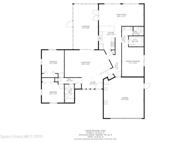 1455 Centaurus Ct, Merritt Island, FL 32953 - view of home floor plan