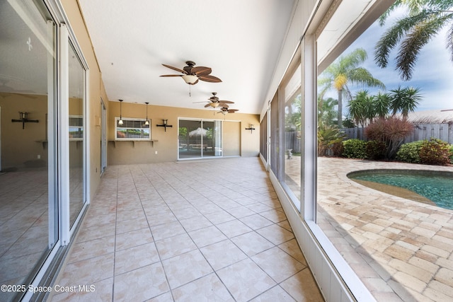 630 Seville Ct, Satellite Beach, FL 32937 - view of unfurnished sunroom