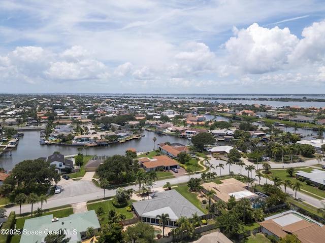 630 Seville Ct, Satellite Beach, FL 32937 - aerial view of residential area with a nearby body of water