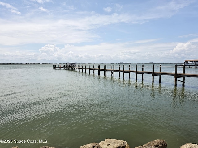 1999 S Misty Harbor Pl, Merritt Island, FL 32952 - dock area with a water view