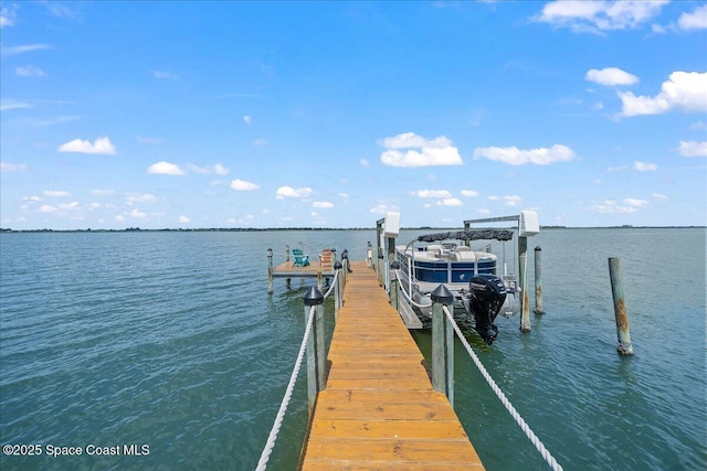 1999 S Misty Harbor Pl, Merritt Island, FL 32952 - dock area featuring a water view
