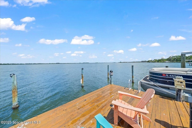 1999 S Misty Harbor Pl, Merritt Island, FL 32952 - dock area with a water view