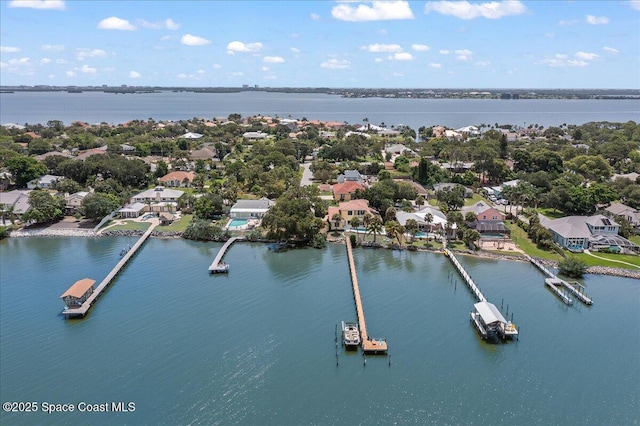 1999 S Misty Harbor Pl, Merritt Island, FL 32952 - aerial perspective of suburban area featuring a nearby body of water