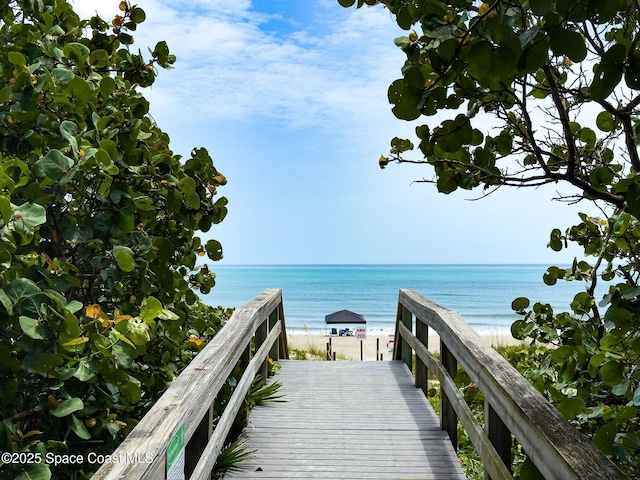 1700 Atlantic St Unit 1, Melbourne Beach, FL 32951 - view of community with view of water and beach