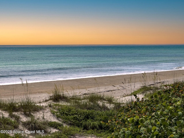 1700 Atlantic St Unit 1, Melbourne Beach, FL 32951 - water view featuring nearby beach