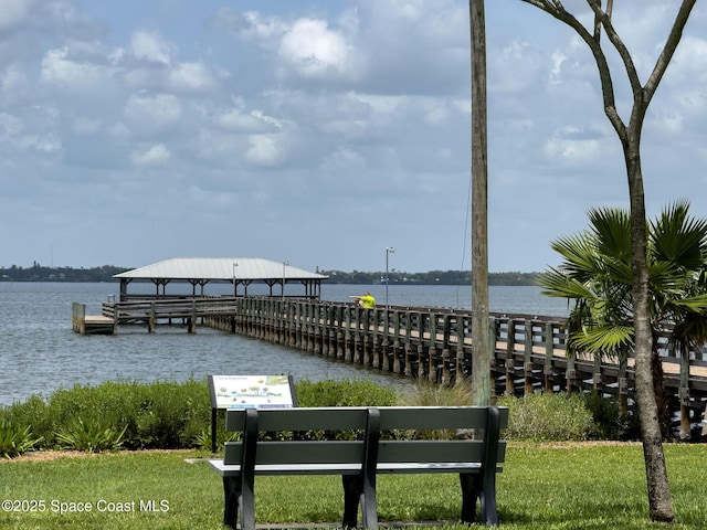 1700 Atlantic St Unit 1, Melbourne Beach, FL 32951 - dock with a water view