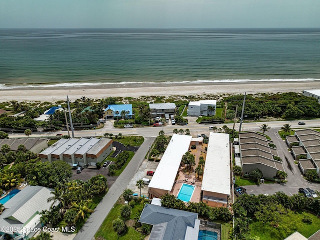 1700 Atlantic St Unit 1, Melbourne Beach, FL 32951 - bird's eye view of waterfront with a beach
