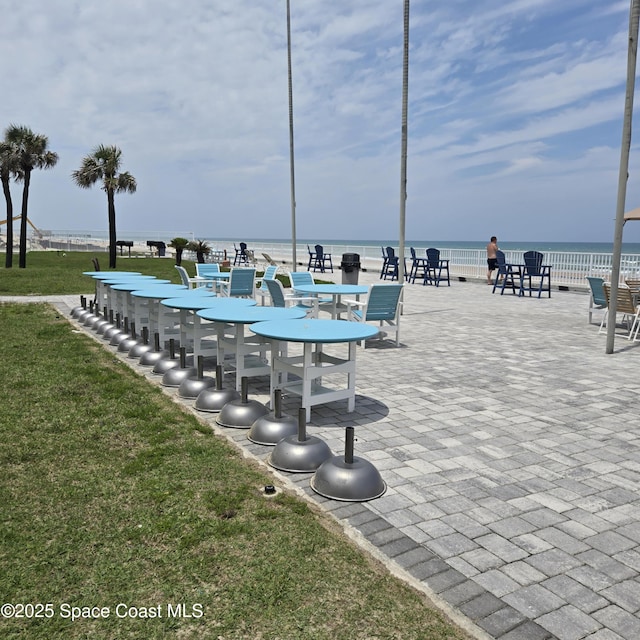 935 S Atlantic Ave Unit 234, Daytona Beach, FL 32118 - view of home's community featuring a yard and a water view