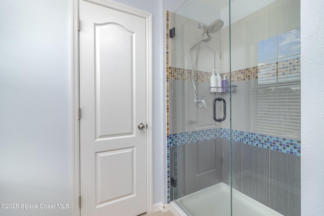 2039 Snapdragon Dr NW, Palm Bay, FL 32907 - bathroom featuring a stall shower