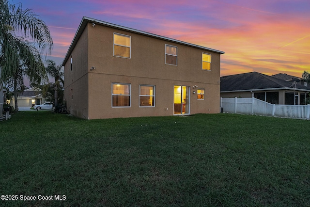 2039 Snapdragon Dr NW, Palm Bay, FL 32907 - back of house featuring stucco siding