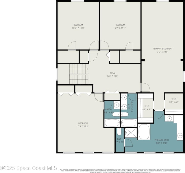 2039 Snapdragon Dr NW, Palm Bay, FL 32907 - floor plan / room layout