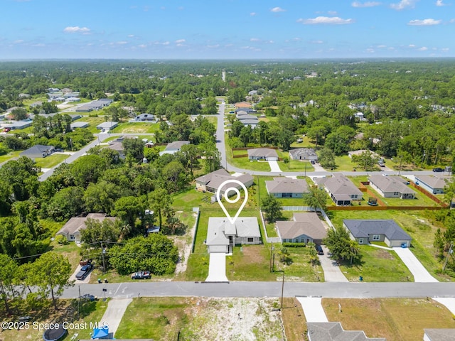 337 Fifer St SE, Palm Bay, FL 32909 - aerial perspective of suburban area featuring a heavily wooded area
