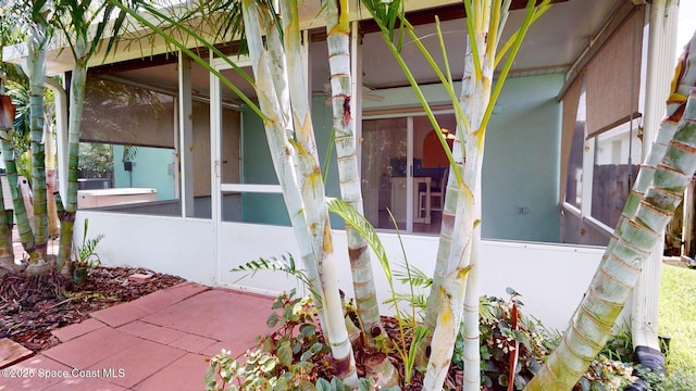 2178 Redwood Cir NE, Palm Bay, FL 32905 - view of exterior entry with stucco siding