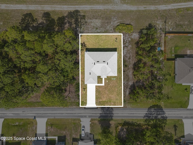 531 Higgs Ave NW, Palm Bay, FL 32907 - aerial view of property's location featuring property boundaries highlighted