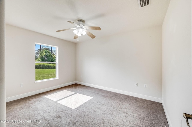 3977 Foothill Dr, Titusville, FL 32796 - carpeted spare room with ceiling fan and baseboards