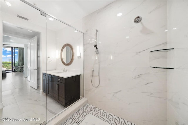 3031 Hafen Ln Unit 306, Melbourne Beach, FL 32951 - full bath with vanity and a tile shower
