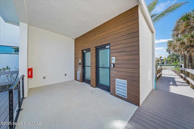 3031 Hafen Ln Unit 306, Melbourne Beach, FL 32951 - view of wooden deck