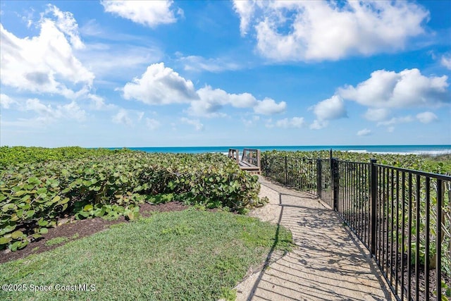 3031 Hafen Ln Unit 306, Melbourne Beach, FL 32951 - view of yard featuring a water view