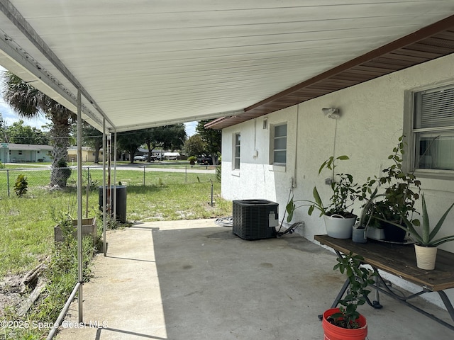 1602 Harvard Dr, Cocoa, FL 32922 - view of patio / terrace with cooling unit