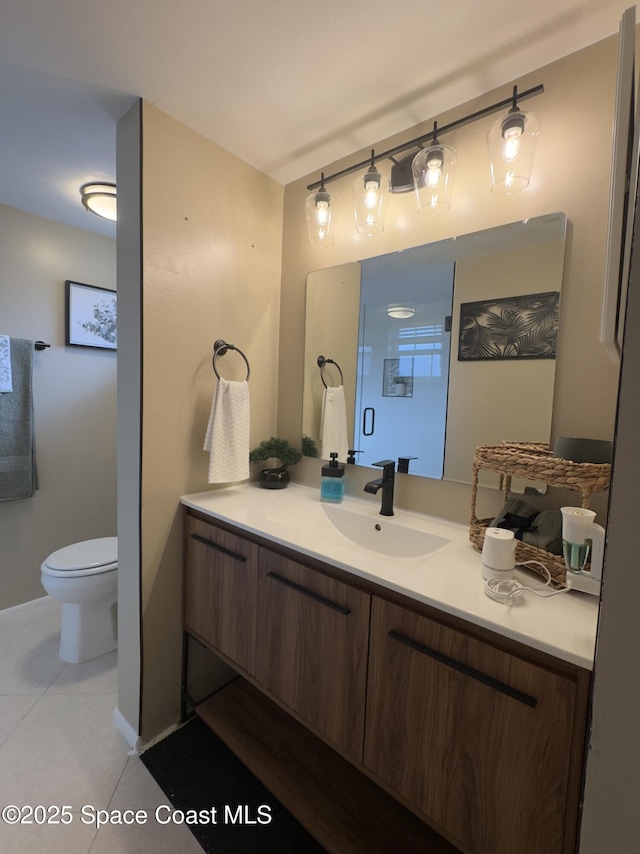 933 Sonesta Ave NE Unit 208, Palm Bay, FL 32905 - bathroom with vanity and tile patterned floors