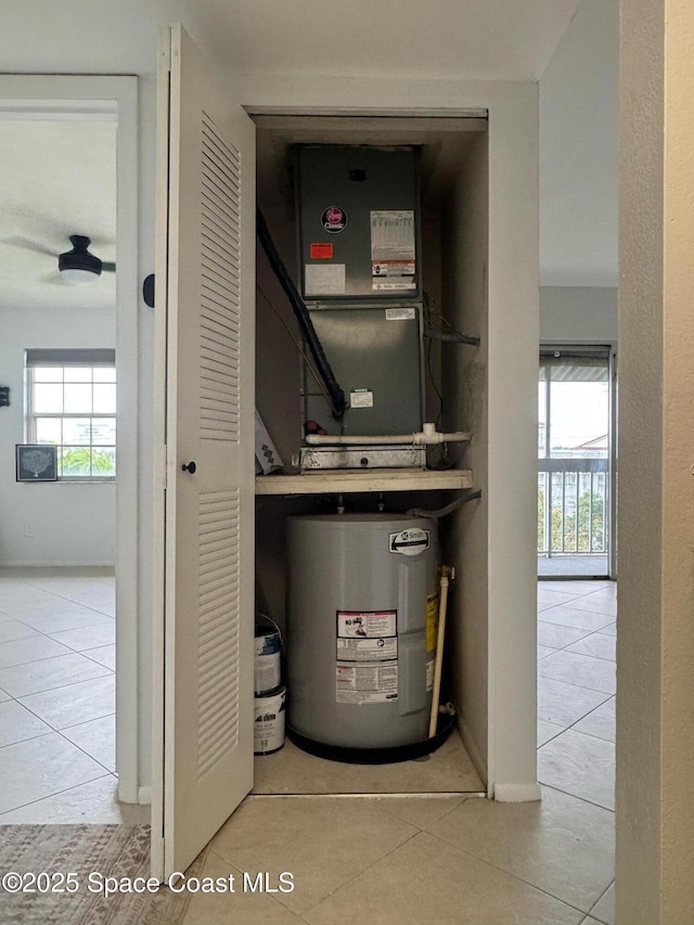 933 Sonesta Ave NE Unit 208, Palm Bay, FL 32905 - utility room featuring water heater