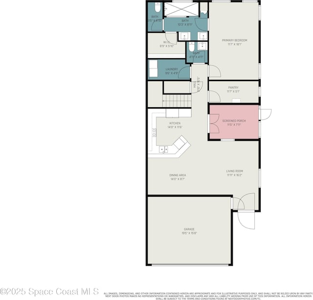 142 Ocean Garden Ln, Cape Canaveral, FL 32920 - view of property floor plan