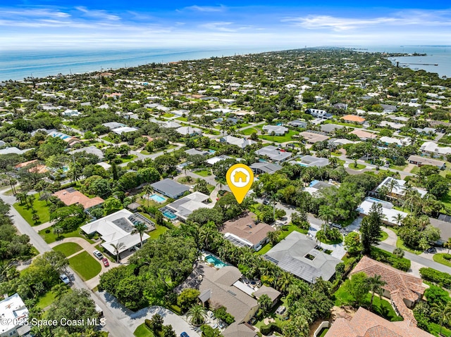 320 Cocoa Ave, Indialantic, FL 32903 - aerial view of property's location featuring a large body of water and nearby suburban area