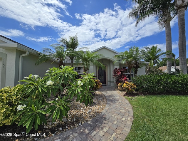 1150 Ida Way, Melbourne, FL 32940 - view of front of home featuring stucco siding