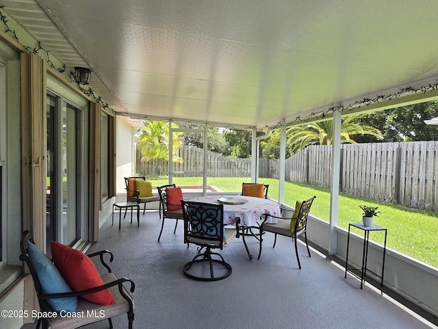 1150 Ida Way, Melbourne, FL 32940 - view of sunroom