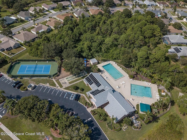 1150 Ida Way, Melbourne, FL 32940 - aerial view of property and surrounding area with a pool