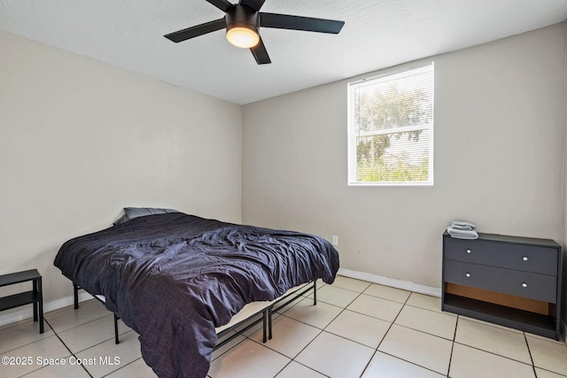 1620 Wichita Blvd SE, Palm Bay, FL 32909 - bedroom featuring baseboards, tile patterned floors, and ceiling fan