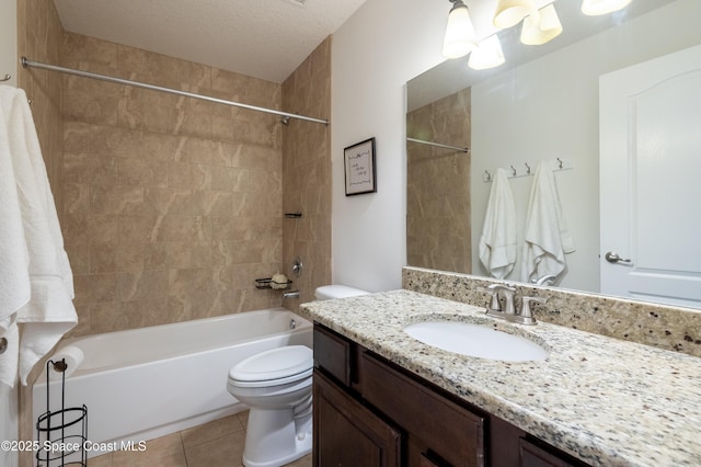 4180 Seville Ave, Cocoa, FL 32926 - bathroom with vanity, bathtub / shower combination, and tile patterned floors