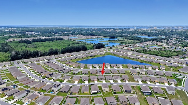 1265 Valley View Ave, Rockledge, FL 32955 - aerial view of residential area with a nearby body of water