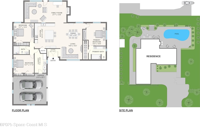 1021 Sunswept Rd NE, Palm Bay, FL 32905 - view of property floor plan