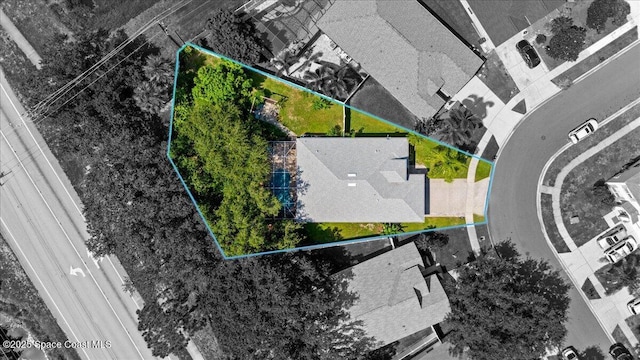 1211 Olde Bailey Ln, Melbourne, FL 32904 - aerial overview of property's location with property boundaries highlighted